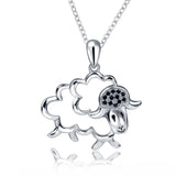 100% Platinum Plated 925 Sterling Necklaces For Women, High Quality, Great gifts!