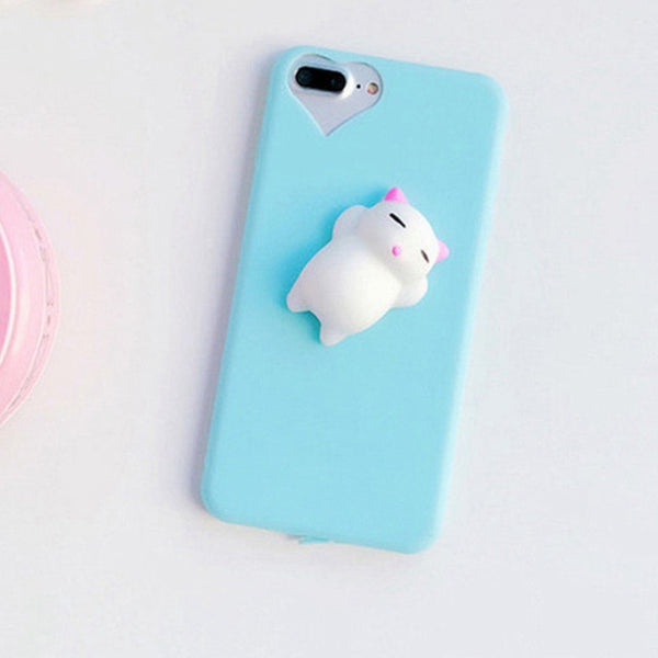 Adorable Cute Mini Squishy Cases For iPhone. Cute iphone 3D Design Cases.