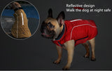 Winter Reversible Retro Dog Jacket. Comfy Fit, Easy To Put On. High Quality Dogs Coat.