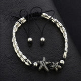 Handcrafted Beach, Bohemia Style Antique Silver Charm Anklets For Women.