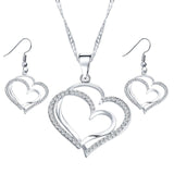 Women's Heart Jewelry Set