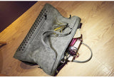 Fahion Beautifull Bolish Rivet PU Leather Hanbag, Shoulder Bags For Women.