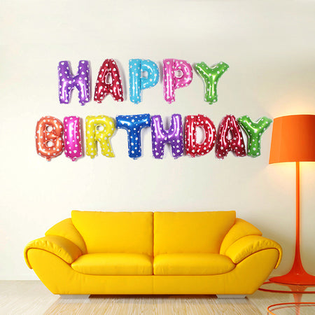 5pcs/ Set Baby Shower Birthday Theme Party Decor, Boy / Girl Letters Foil Balloons Deco.