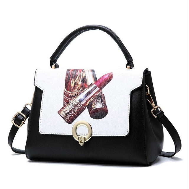 JOOZ Luxury Women PU Print Leather Bag, Shoulder & Crossbody Bags. Classic Design And Elegant Style.