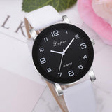Women’s Fashion Luxury Quartz Leather Band Watch. Great Gift!