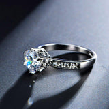 1.75ct AAA Zircon Engagement Fashion Ring With Austrian Crystals. Great Gift!
